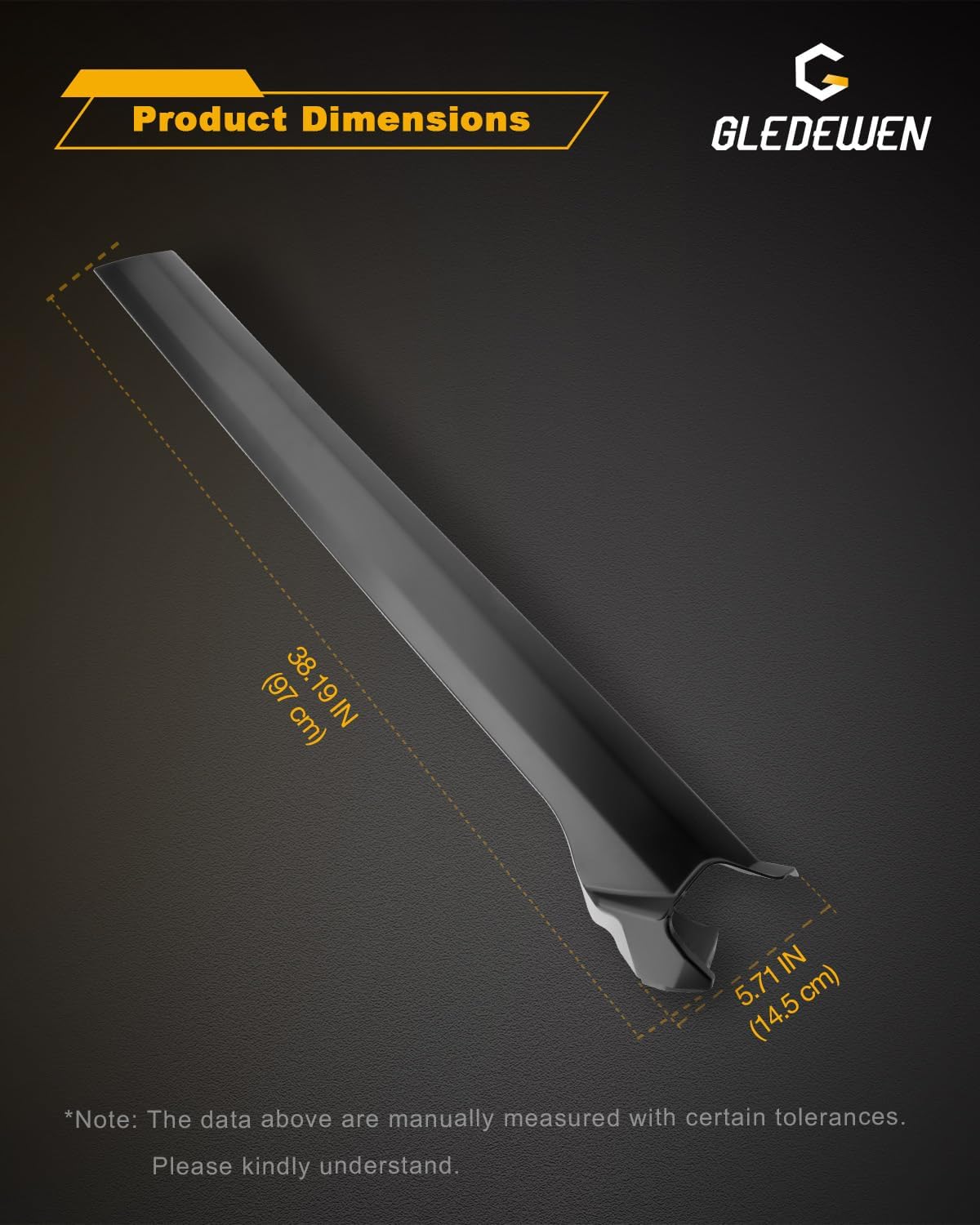 A-Pillar Trim Molding Windshield Set, Compatible with 2005-2009 Land Rover LR3, 2010-2016 Land Rover LR4, Front Left Driver & Right Passenger Side, #LR046853 LR046851, Window Trim Moulding Cover Panel