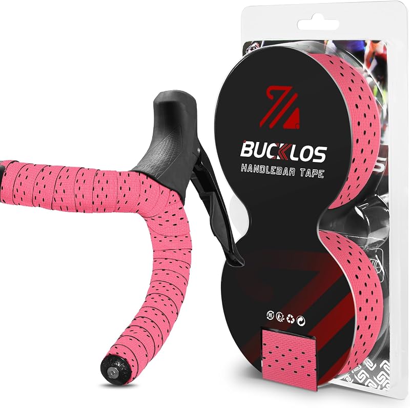 BUCKLOS Silicone EVA Road Bike Handlebar Tape Comfort Drop Bar Wraps 2Pcs | Soft silicone eva bar tape shock absorption and non-slip sweatproof,wear-resistant bicycle handlebar tape wrap fit road bikes