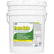 Freeze Safe, Propylene Glycol Anti-Freeze with Blue Color & Inhibitor, Prediluted to 80%, Ready to Use Formula, Made in USA, 5 Gallon 35-761