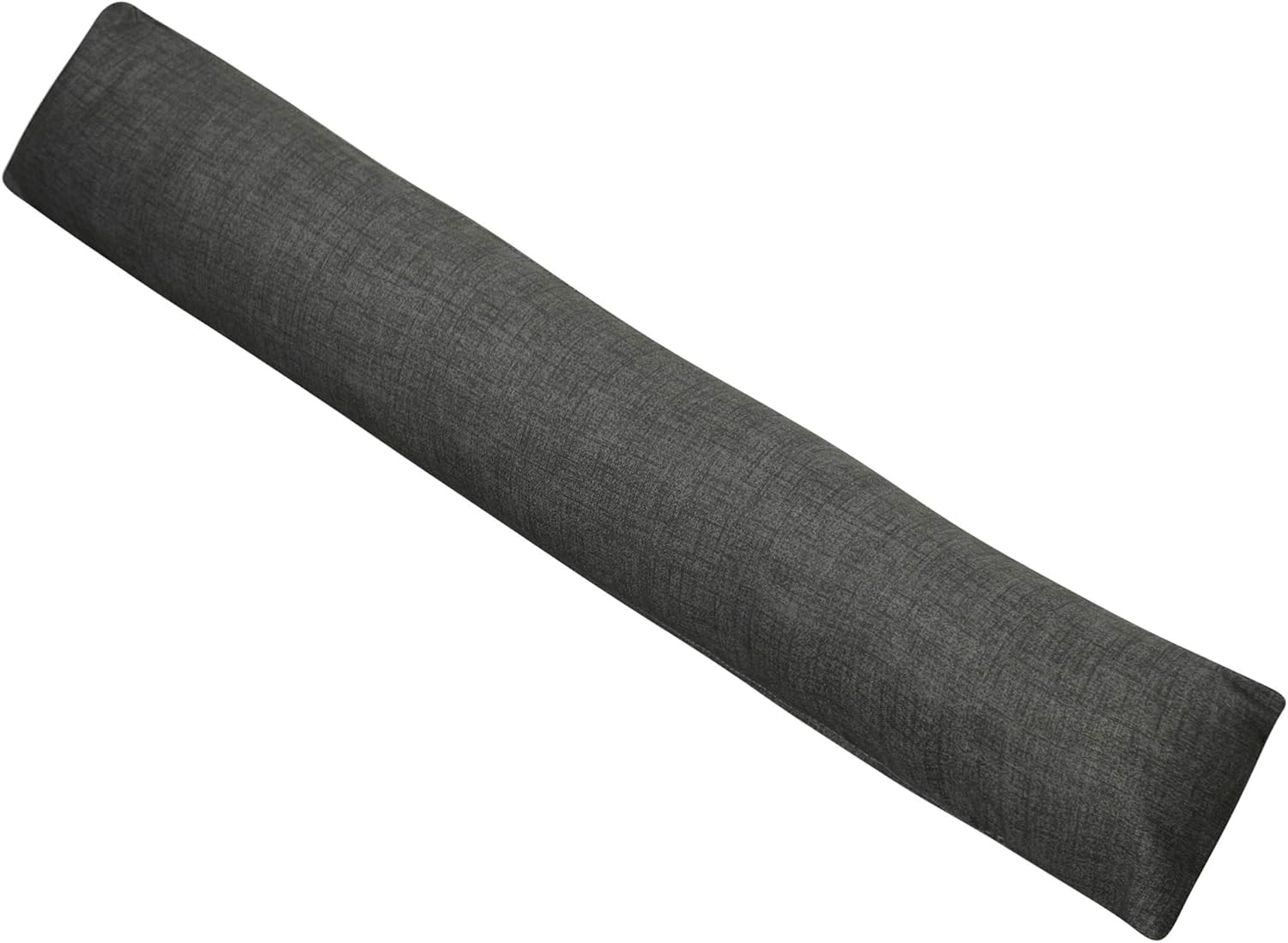 Charcoal Draught/Draft Excluder Cushion With Zipped Removable Cover