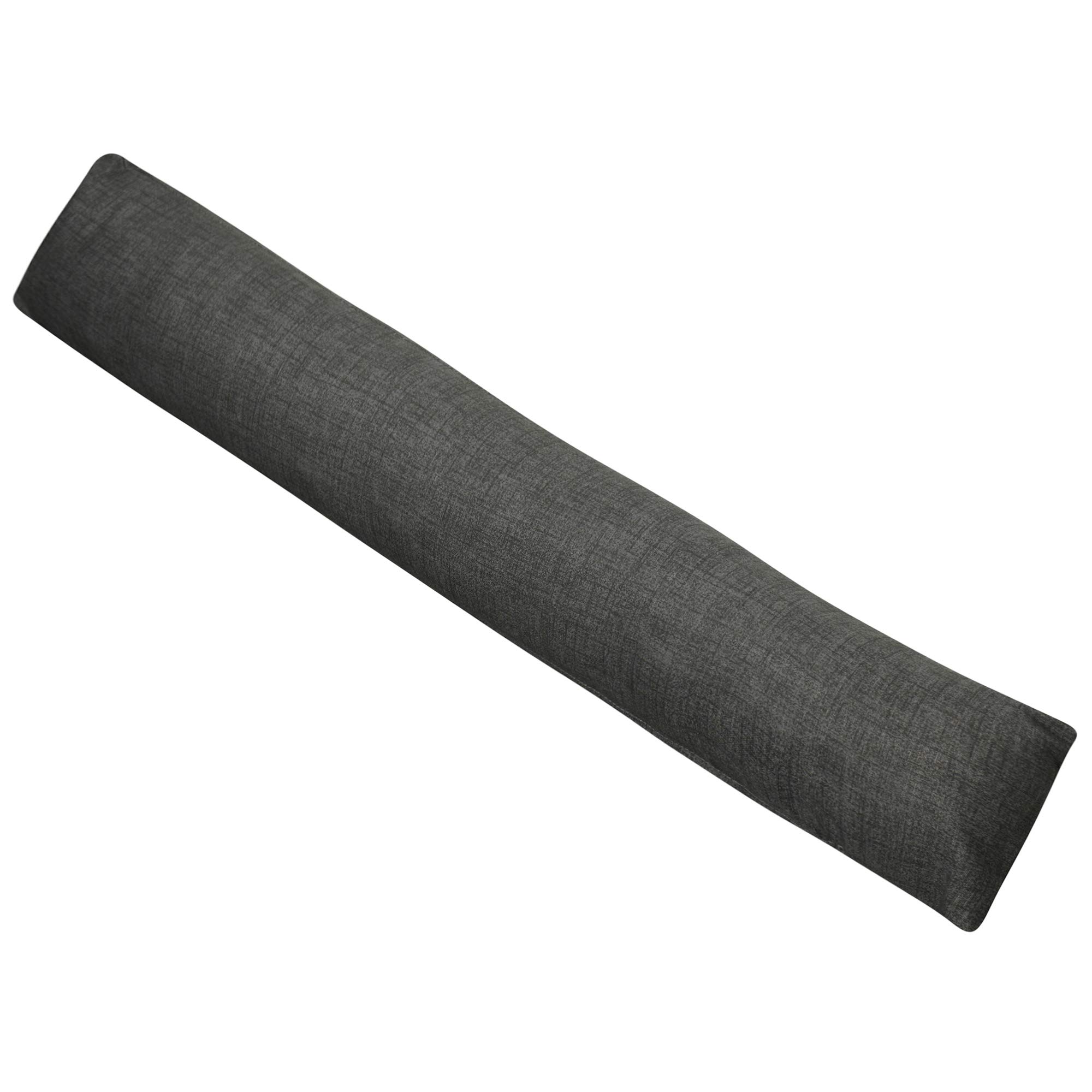 Cna Stores Charcoal Draught/Draft Excluder Cushion With Zipped Removable Cover