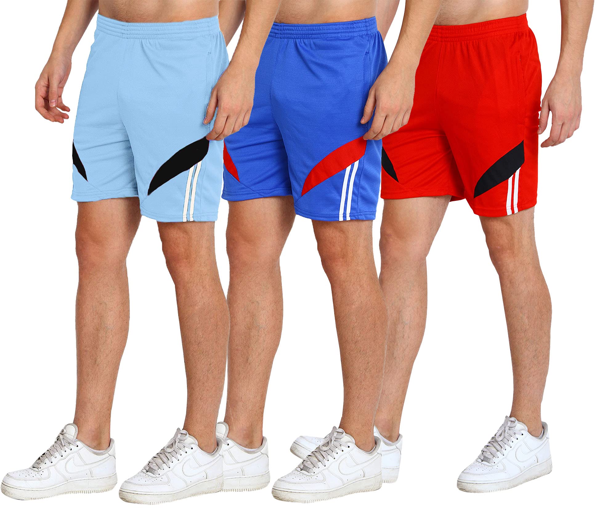 dia a dia Men's Gym Workout Sports Shorts with Zipper Pocket-picture-52