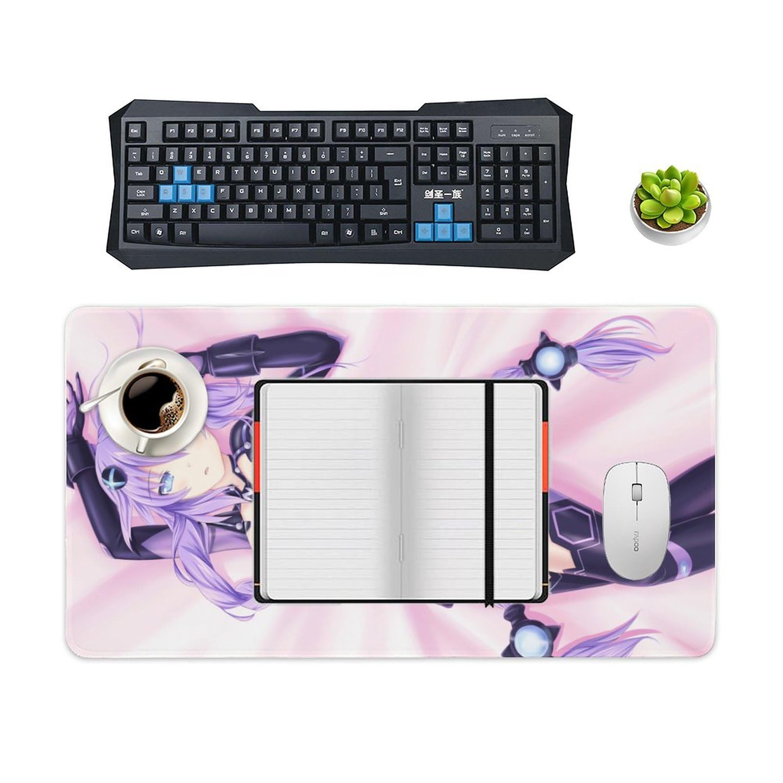 Amazon.co.jp：マウスパッド 大型 ネプテューヌ パープルハート