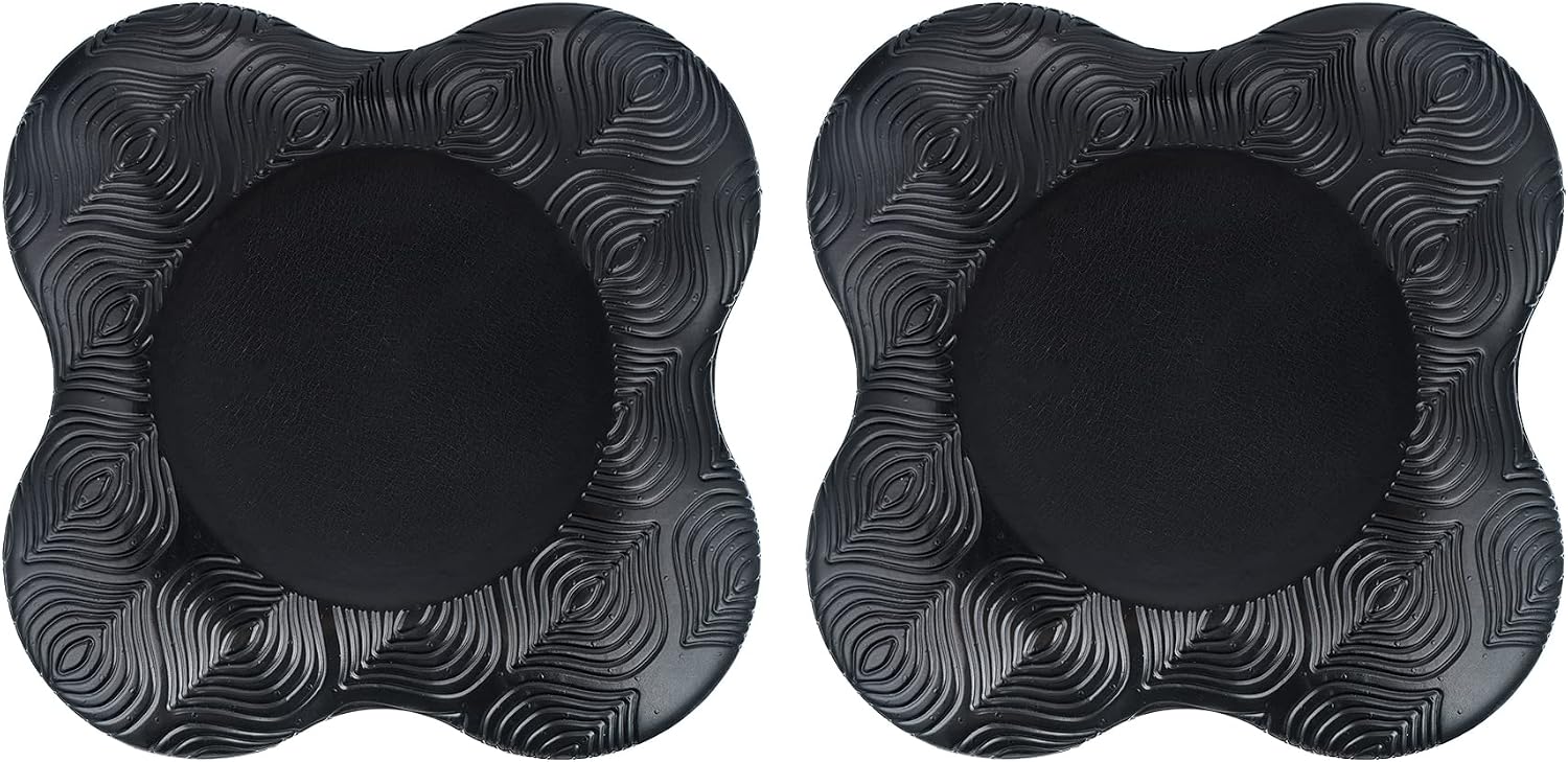 Aiweitey Yoga Knee Pad Thick Kneeling Pad Soft Cushion Support for Knees, Elbow, Hand, and Head-2 Packs