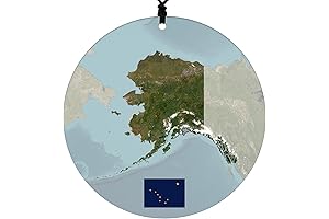 Alaska Christmas Ornament: Embellish Your Festive Spirit with State Pride
