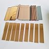 Small Glass Rectangle Craft Mirrors, 38x2inch Rectangle Mosaic Tiles,Glass Mirror Mosaic 100PCS Rose Gold