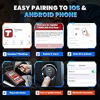 Vista 9 de Thinkdiag2 - Escáner de diagnóstico OBD2 de control bidireccional para iOS y Android, escaneo Bluetooth con protocolo CAN-FD, AutoVIN, prueba