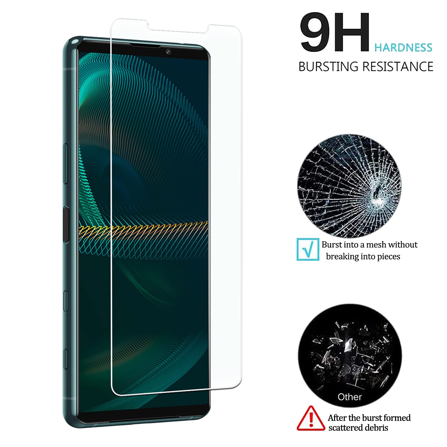 Vetro Temperato Per Asus Pellicola In Zenfone 5 ZE620KL - Protezione Schermo 9H Anti-graffi Vetro Temperato 3 Strati - Foto 8