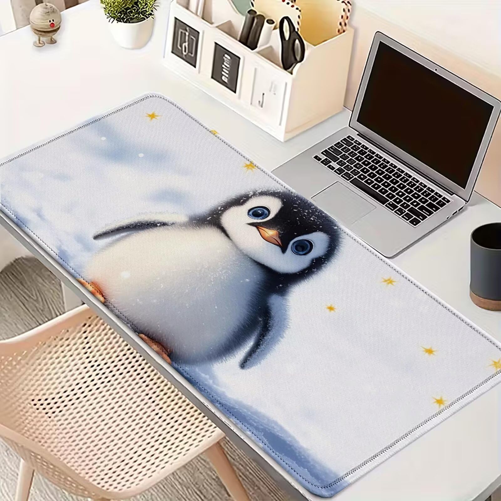 Tapis de Souris XXL Tapis de Souris Gaming 900 x 450 mm Blanc 0-z21