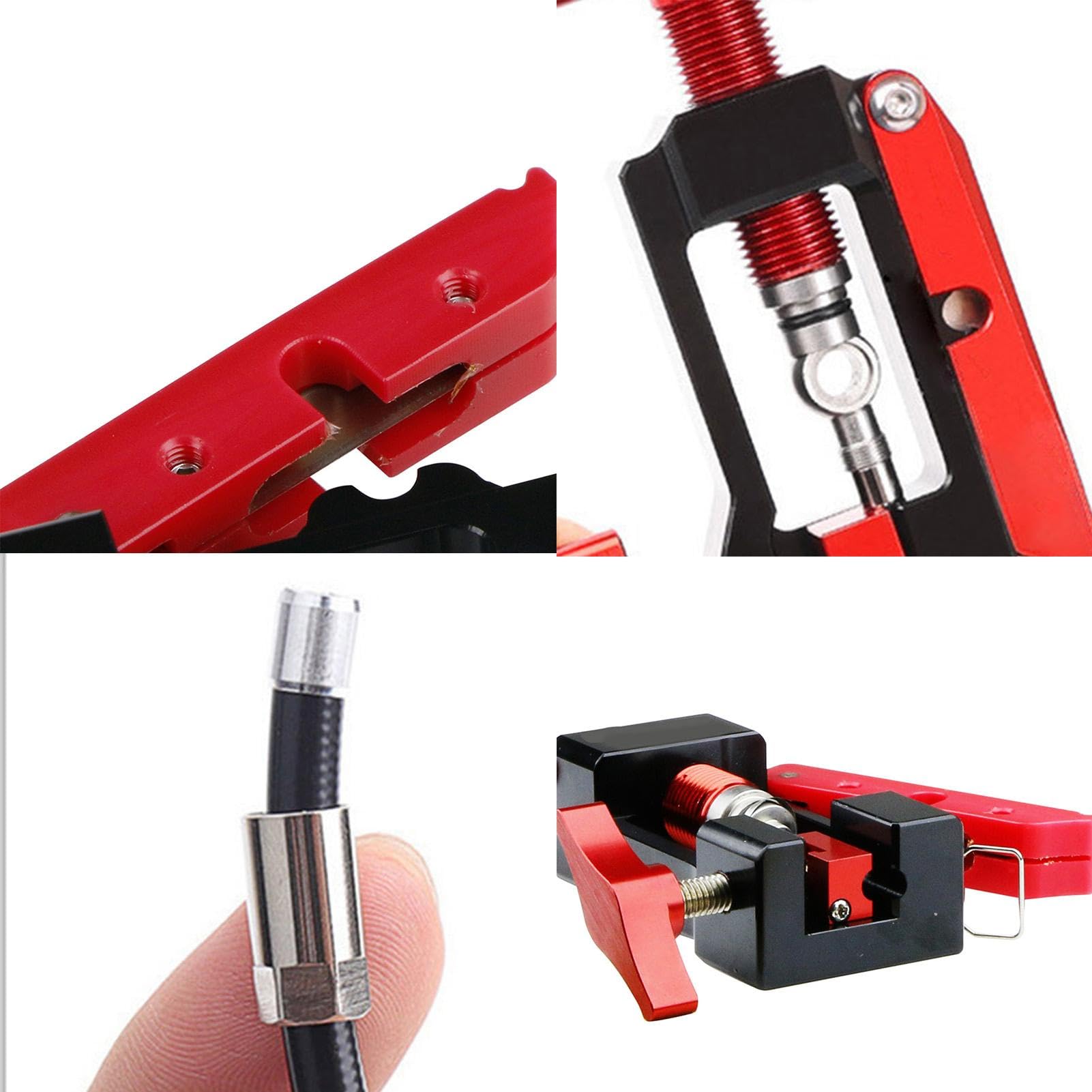 Inseritore Per Aghi Freni Idraulici Bici Con Tagliatubi - Utensile Multifunzione 2 In 1