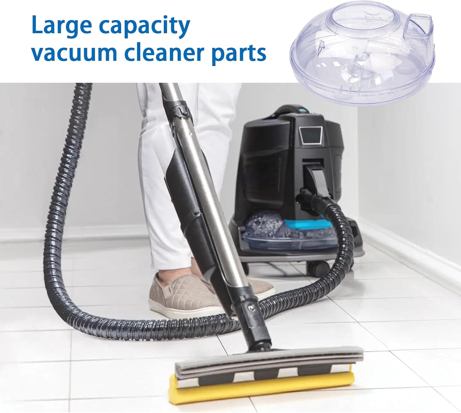 2 1/2 Quart Water Pan (Basin) for Rainbow Vacuum Cleaner E2 Type 12 Transparent Vacuum Water Pan