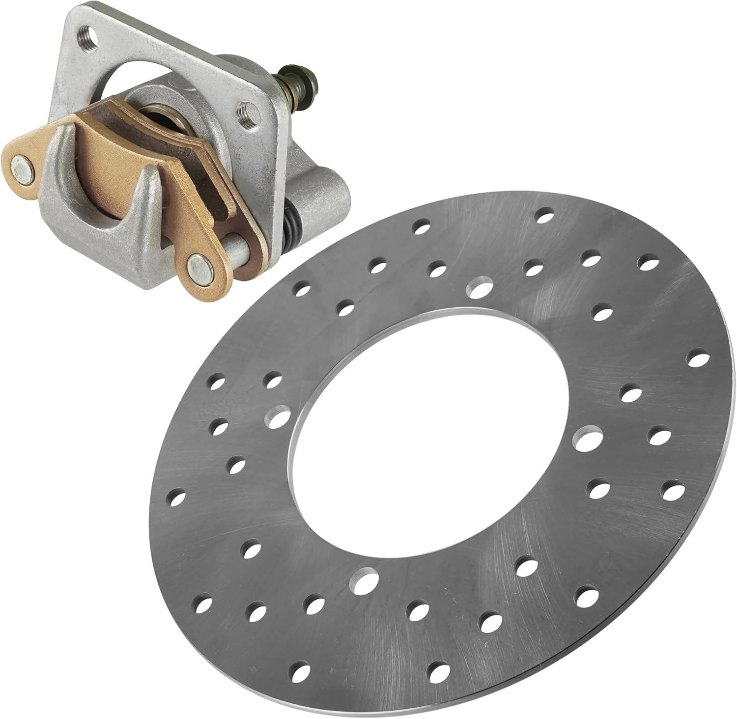 Caltric Rear Right Brake Caliper with Disc Pads Compatible with Polaris ACE 500 / ACE 570 2017 2018 2019