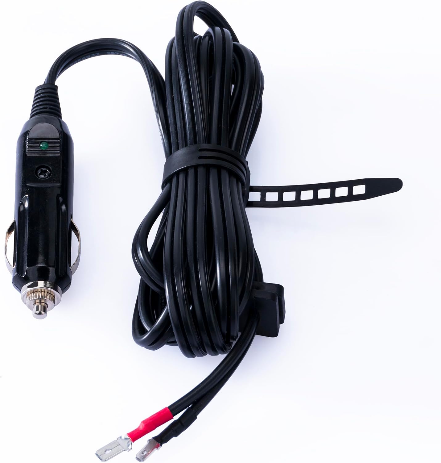 Electric Cooler 12V Car Power Cord 8 ft with Fuse Compatible with Coleman 12V/24V Car Refrigerator Cooler, DC 12 Volt Plug in Car Thermoelectric Cooler Power Cord 16AWG