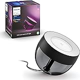 Philips Hue Iris White and Colour Ambiance LED Smart Table Light [Black - Iris only] with Bluetooth, Works with Alexa, Google Assistant and Apple Homekit - 1