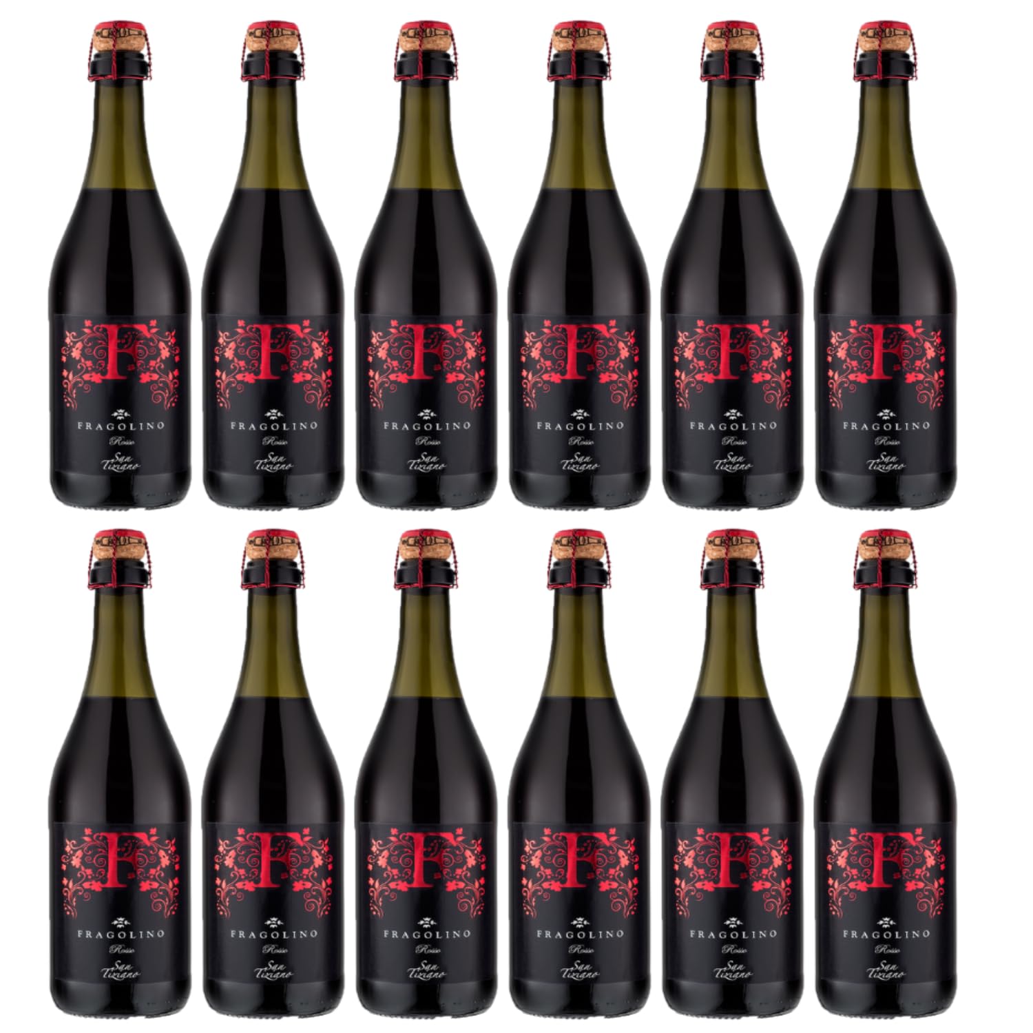 Tombacco - Fragolino Rosso San Tiziano Tombacco Schwaumwein Italien rot lieblich inkl. FeinWert E-Book (12 x 0,75l)