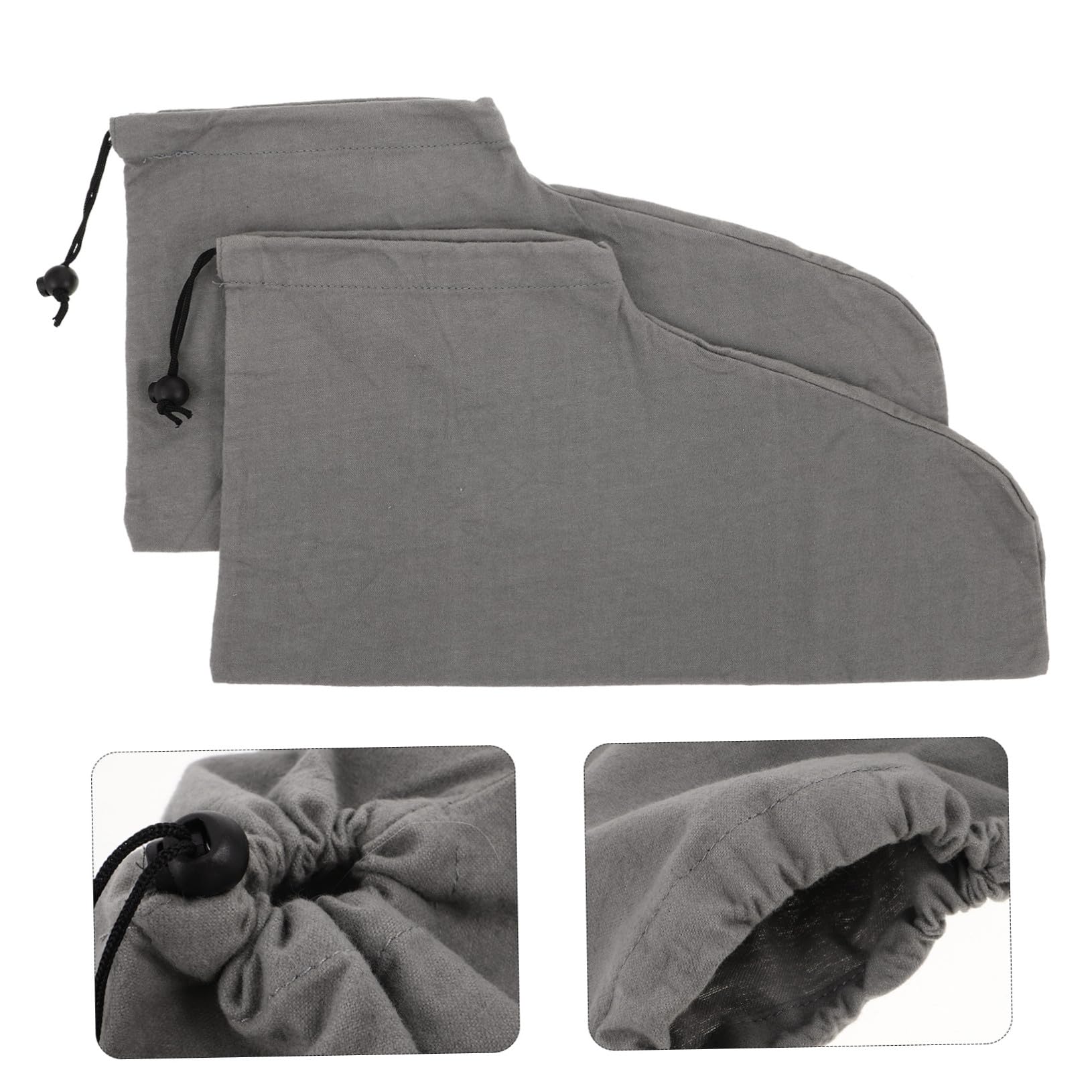 Gatuida 6pezzi Borsa da Viaggio per Scarpe in Tessuto di Cotone Chiusura Coulisse Sacchetto Antipolvere per Scarpe e Stivali Organizzazione Pratica per Viaggi e Casa