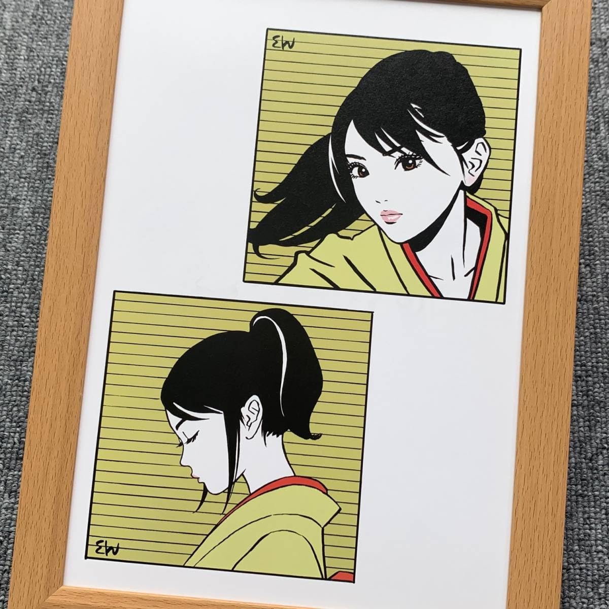 骨董　アンティーク　明治時代　絵　ポスター　レトロ　骨董 【送料無料・匿名配送】 Amazon.co.jp: 月岡芳年 新三十六怪撰 地獄太夫悟道の図 A4