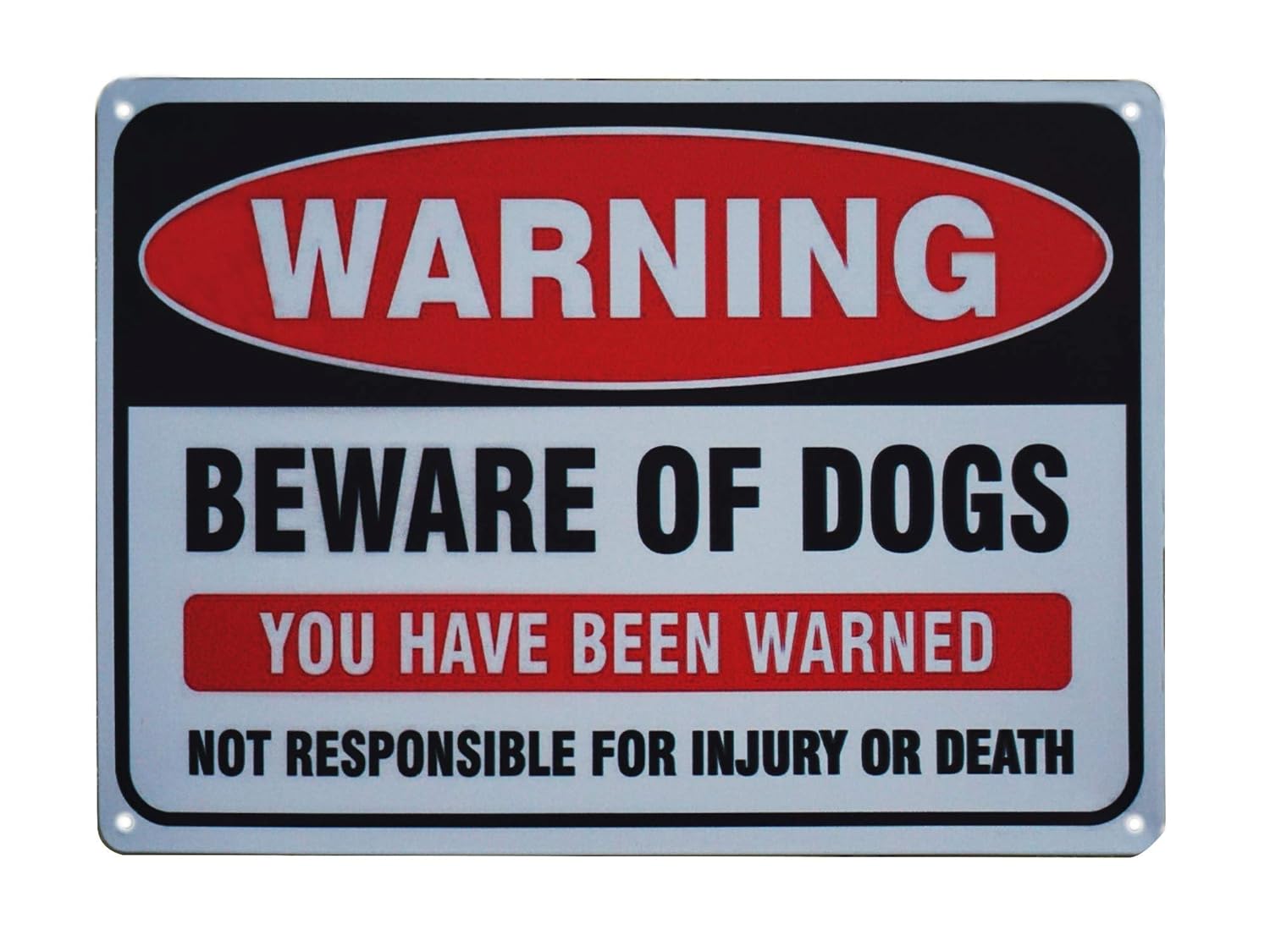 Monifith Spasm famous price Beware of Dogs Warning Sign Outdoor for Indoor F or Use