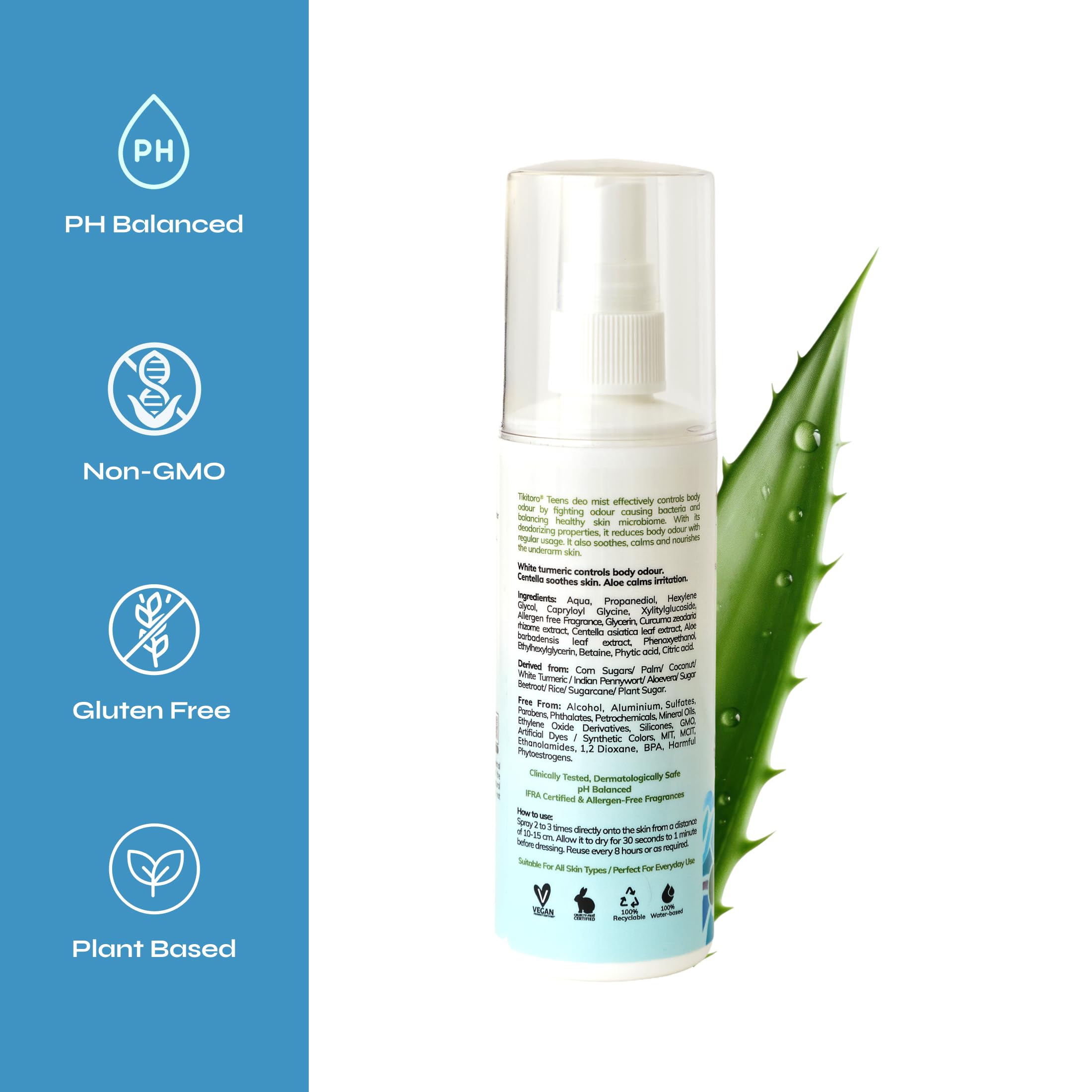 Tikitoro Teens Deo Mist - 8hr Freshness -3