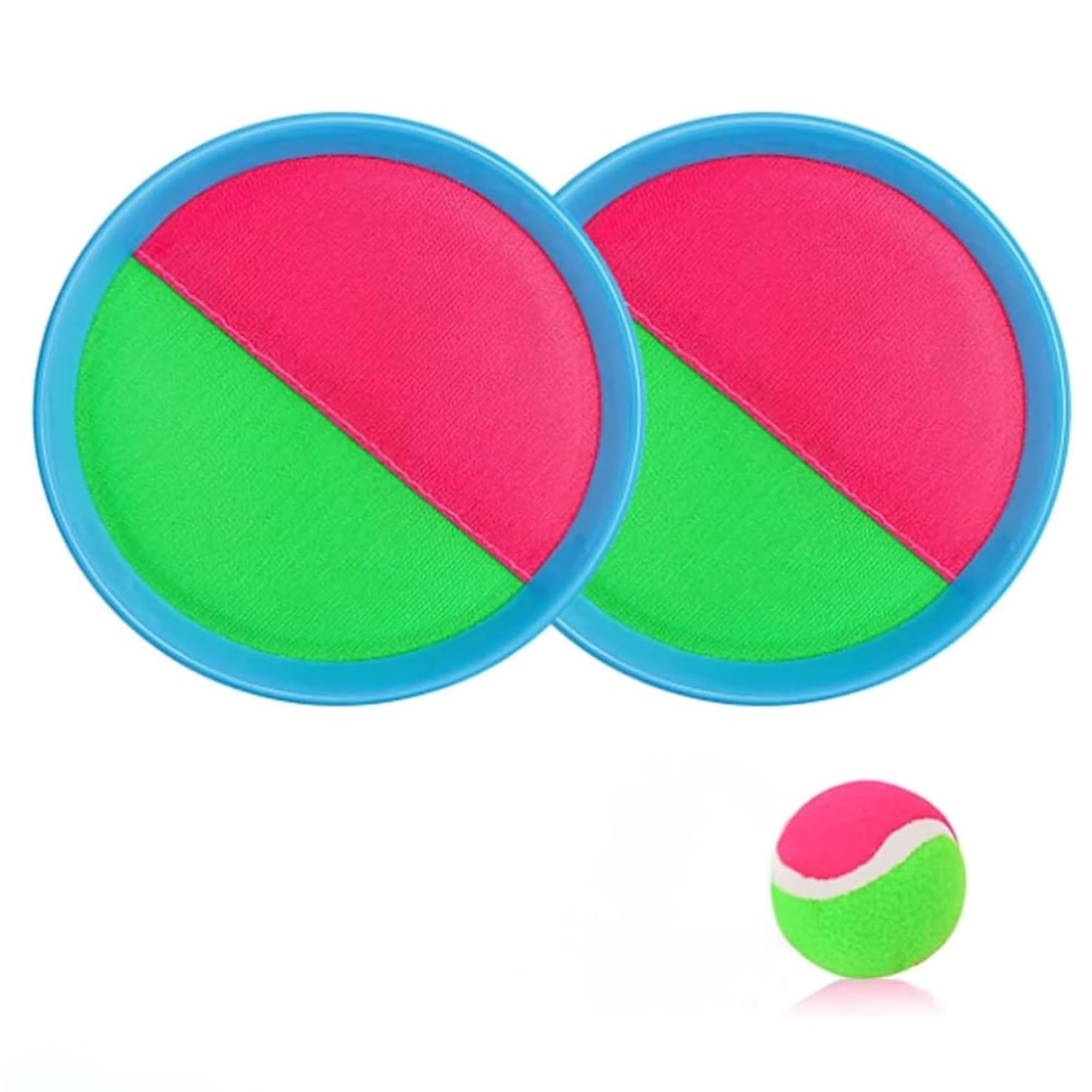 Juguetes al Aire Libre para Niños - Juego de Lanzar y Atrapar Pelotas con Velcro Impermeable, 2 Palas y 1 Pelotas - Juegos de Piscina y Aire Libre para Niños y Adultos