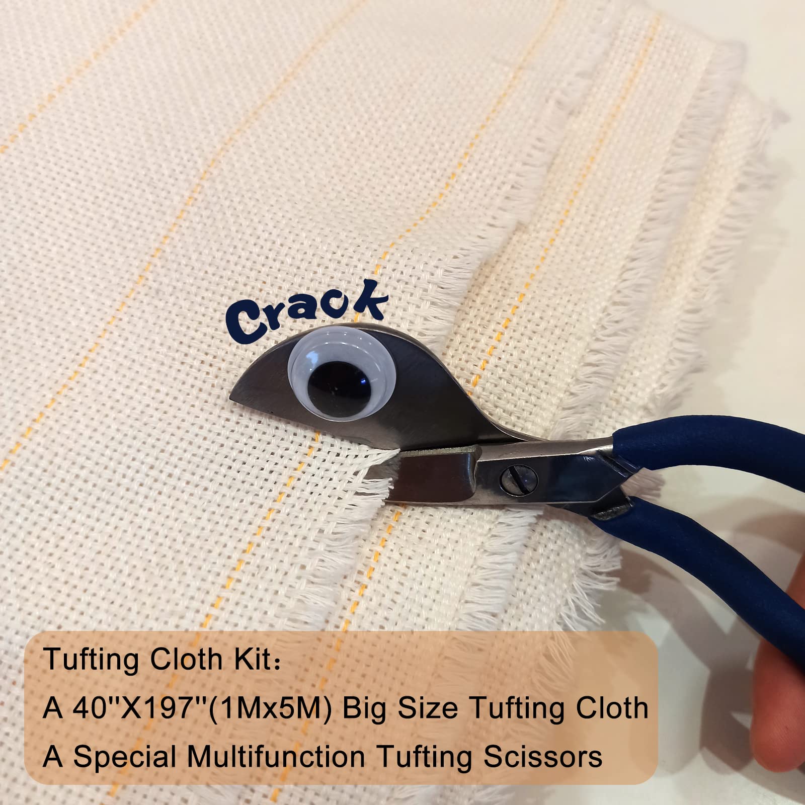 Buy Tufting Cloth, GBgeffy 40''X197''(1Mx5M) Big Size Tufting Cloth Kit