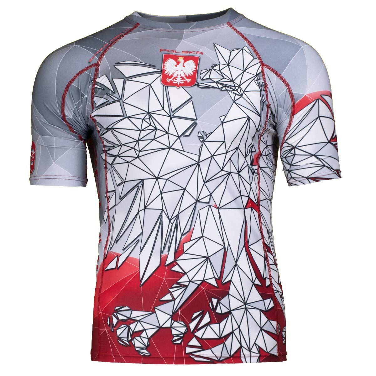 Koszulka kompresyjna z krótkim rękawem Rashguard Hardcore Training Rash Guard, męska koszula kompresyjna, MMA, bokserska, koszulka funkcyjna, męska koszulka z krótkim rękawem, koszulka kompresyjna, męska koszulka do biegania, koszulka sportowa..