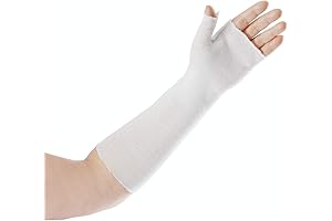 Rolyan Thumb Spica Sock for Splint: Stockinette Tubing for Cotton Wrist & Hand Protection