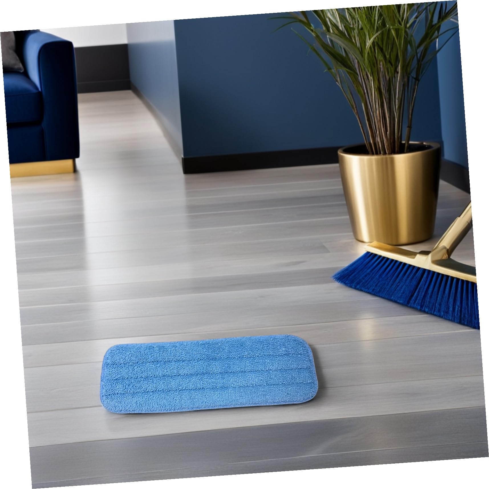 10 Pezzi Panni Riutilizzabili in Microfibra Panni Lavabili Per Pulizia Di Pavimenti Superfici Dure Ricarica Per Mop Spray