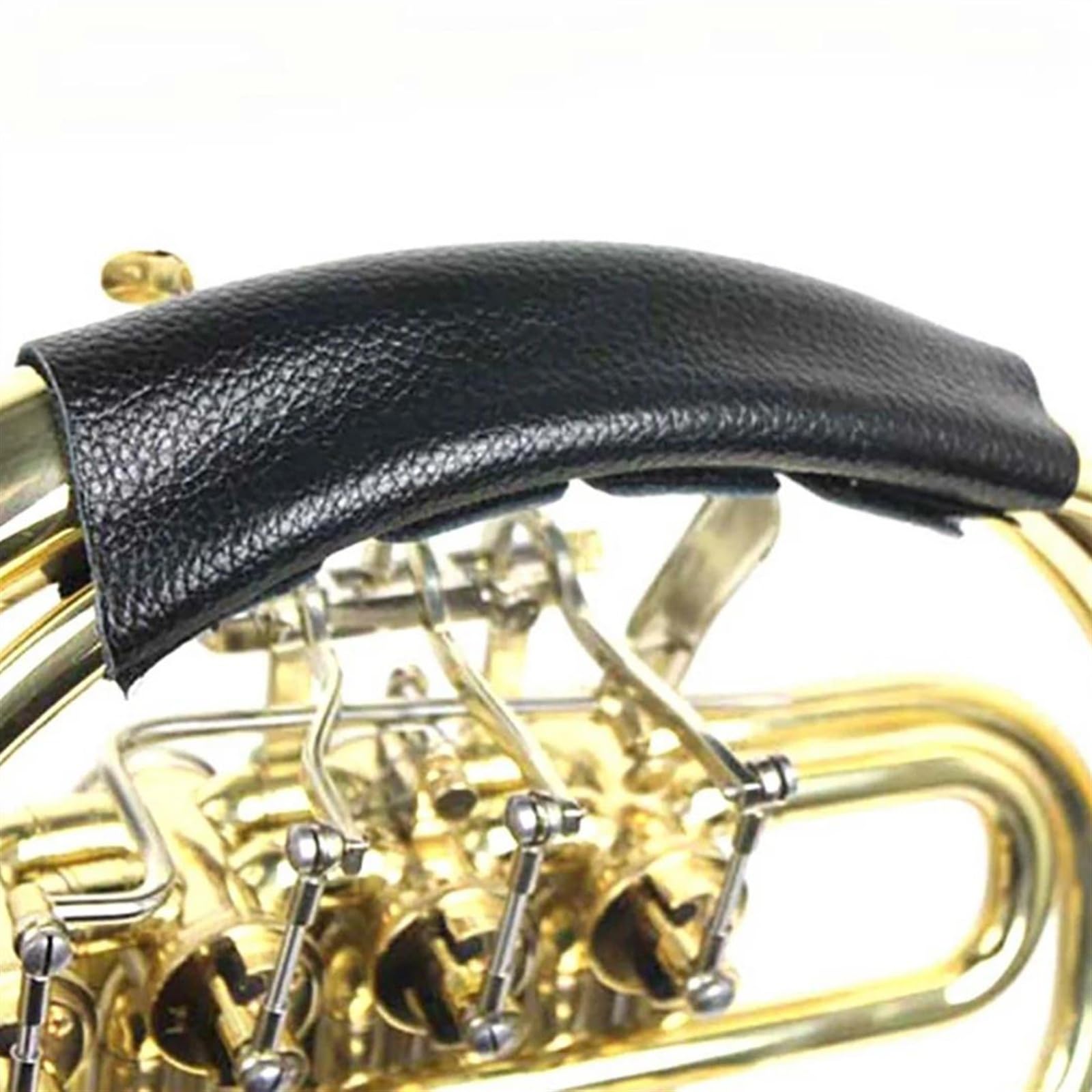 Paramano In Pelle Nera Per Corno Francese Strumenti Musicali In Ottone Accessori Per Corno Francese Accessorio per Sostituzione Corno Francese
