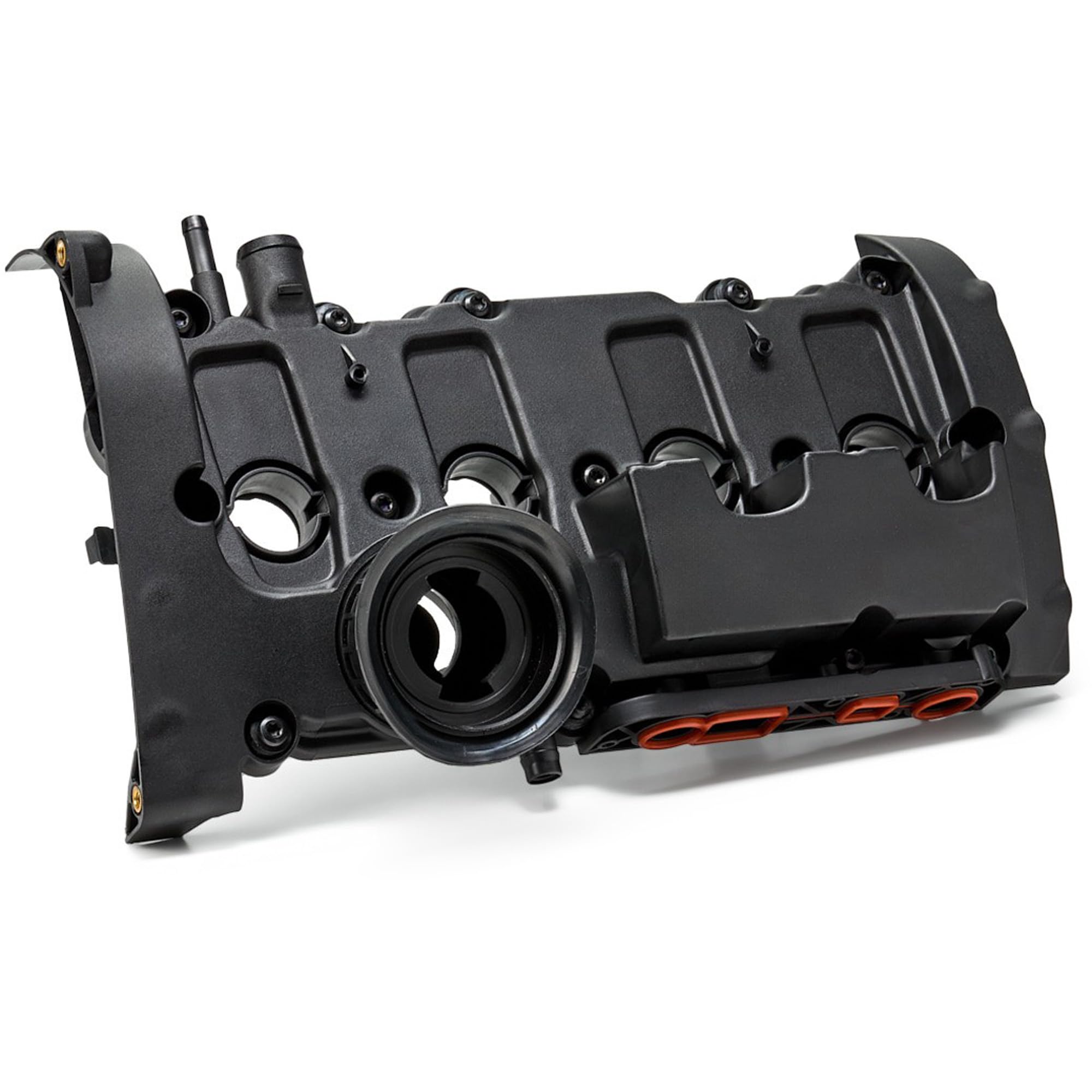 RIDEX 977C0071 Tapa de balancines con juntas con válvula de ventilación con tornillos Compatible con VW Golf 6 5K1