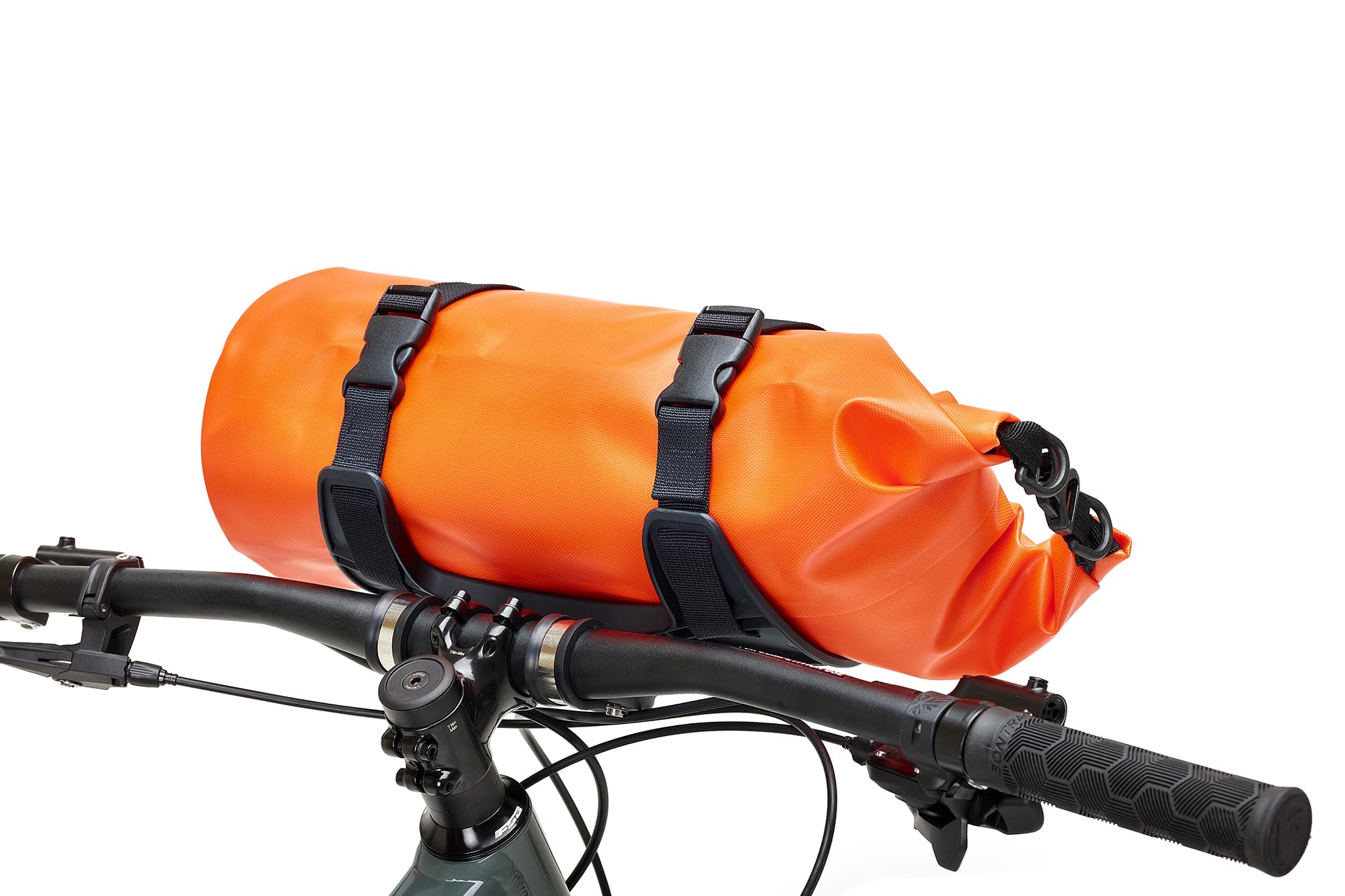 aeroe Torba rowerowa na kierownicę pająka, pasuje do wszystkich rowerów górskich, żwirowych, szosowych i elektrycznych, łatwy w instalacji i użyciu, do przenoszenia dowolnego rodzaju przedniej torby