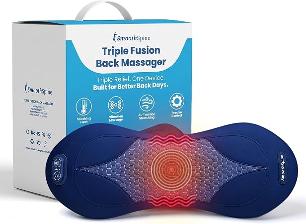 SmoothSpine 2.0 Back Massager With Heat and Vibration