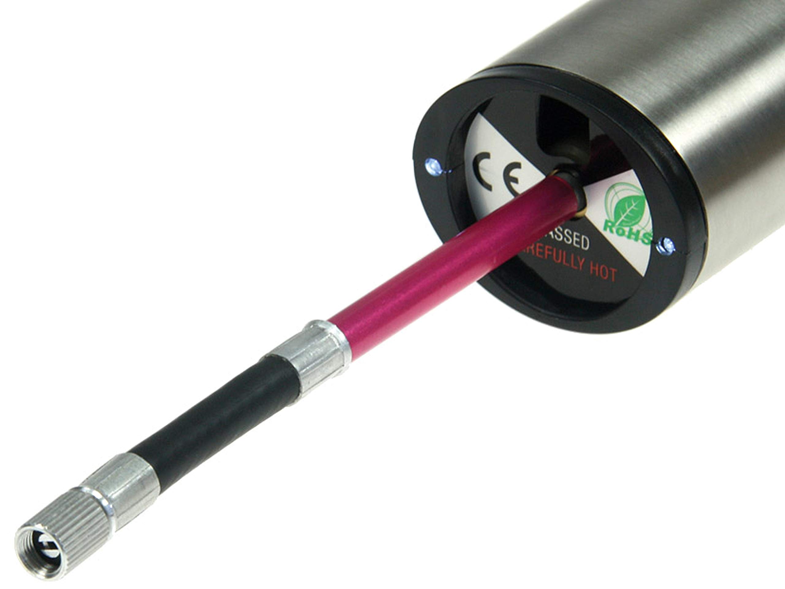 ChiliTec 21329 Hochleistungs Luftpumpe mit LiIon Akku Display, Druckeinstellung, KFZ-Adapter