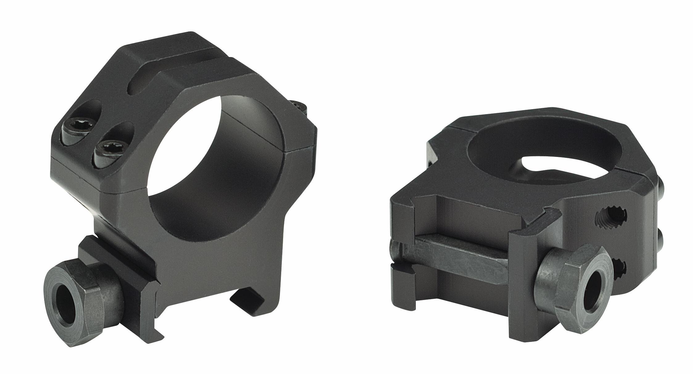 WEAVER Tactical 4-Hole Picatinny 30mm Mounting Rings (High, Matte Finish)