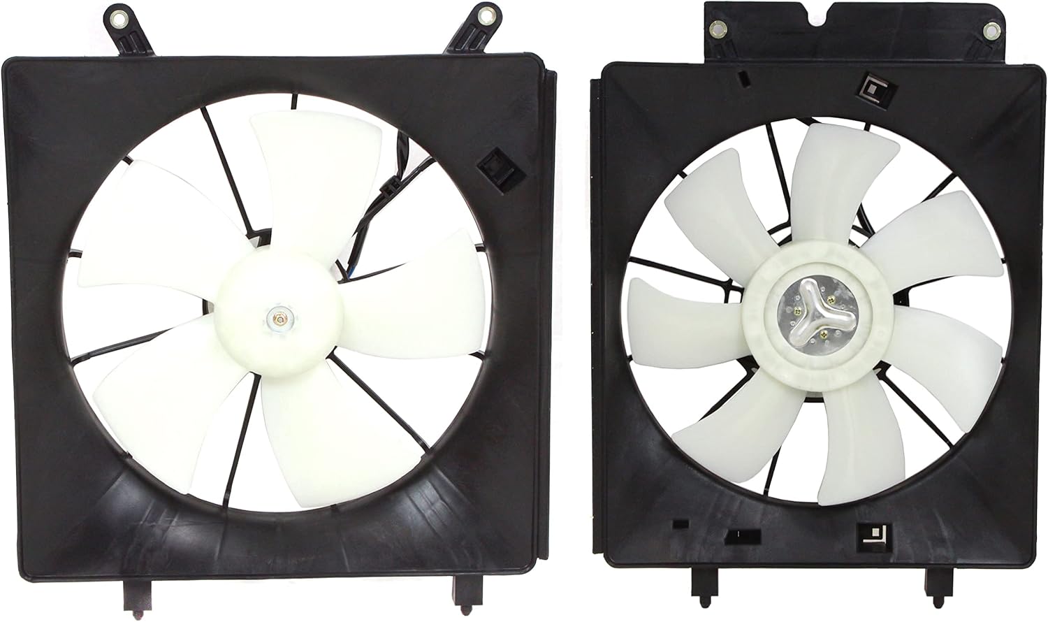 Garage-Pro Radiator Cooling Fan and A/C Condenser Cooling Fan Set of 2 Compatible with 2002-2006 Honda CR-V & 2003-2006 Element Driver and Passenger Side
