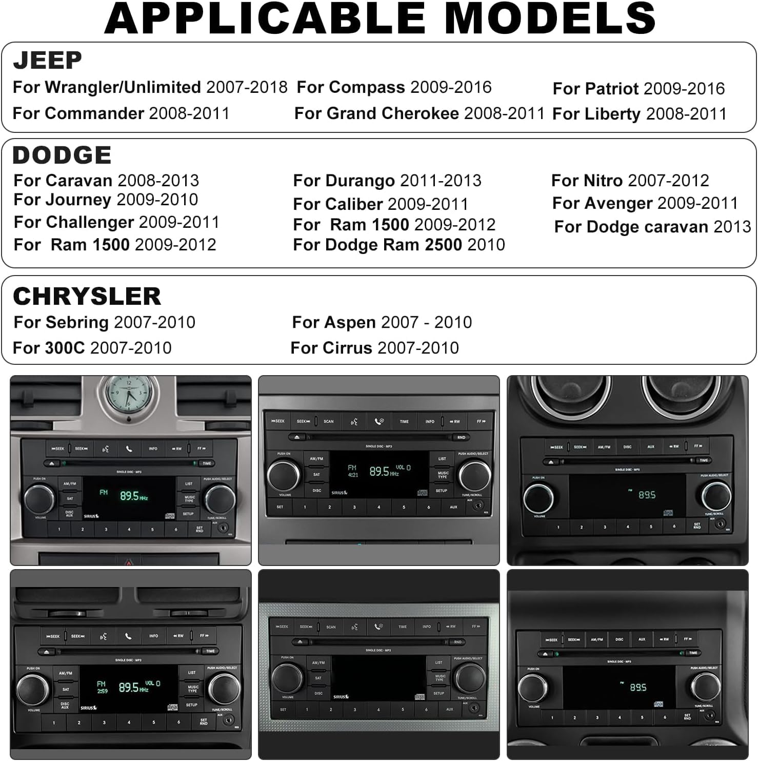 PHEZEN Car Stereo Radio for Ford Transit Connect 2014 2015 2016 2017 2018,7'' Car Radio Touchscreen with Wireless CarPlay Android Auto with GPS,Bluetooth,Rear Camera - 2+32G