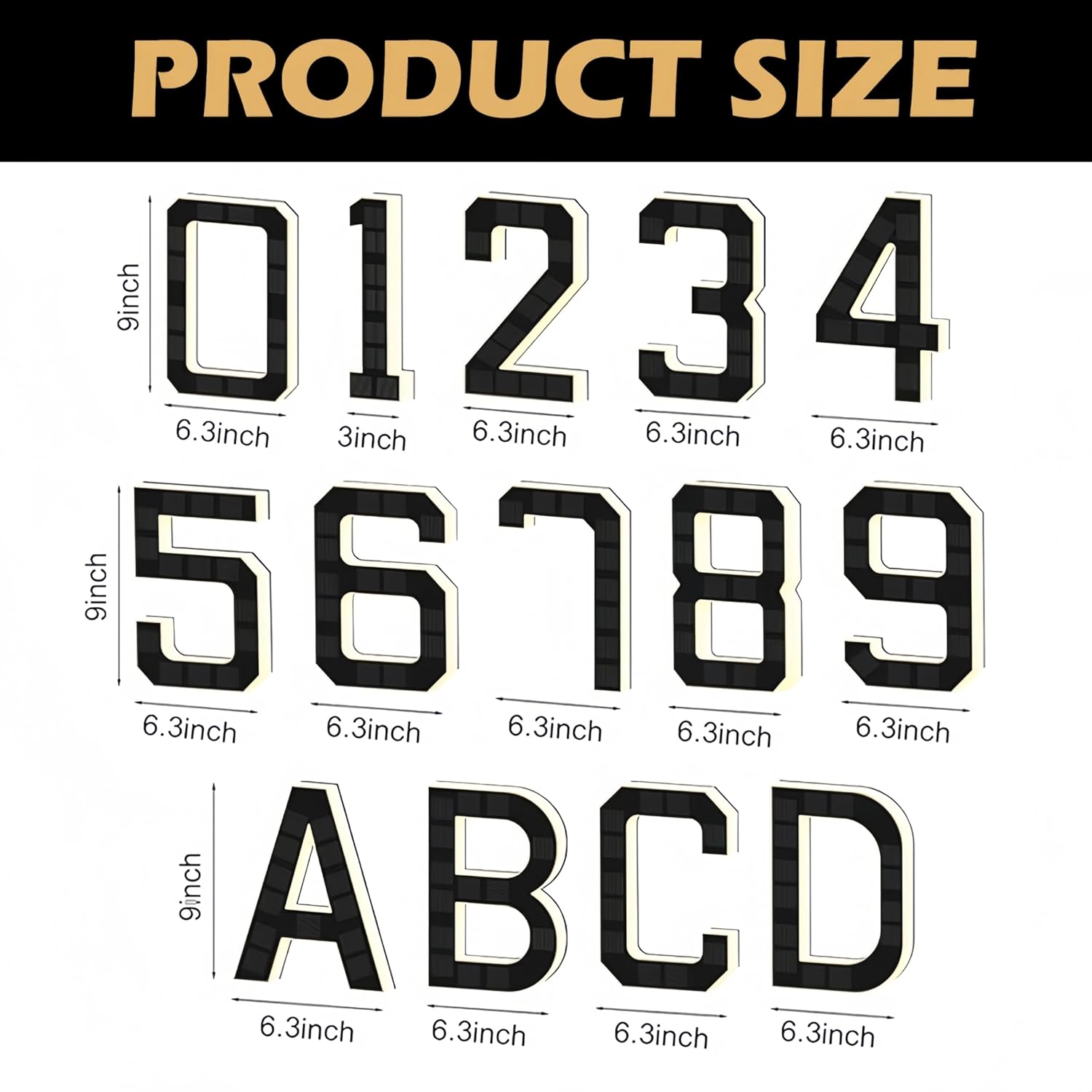 Solar House Numbers for Outside, 2026 New Light Up Address Numbers for House LED Modern Illuminated Numbers for Homes, Easy Install Decorative, Dusk to Dawn (1)