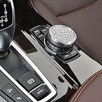 Vista 1 de MICROCK Accesorios Brillantes para BMW 1 2 3 5 7 Series X1 X3 X5 X6 Media iDrive Cubierta de Perilla del Botón Interruptor de Control Botón