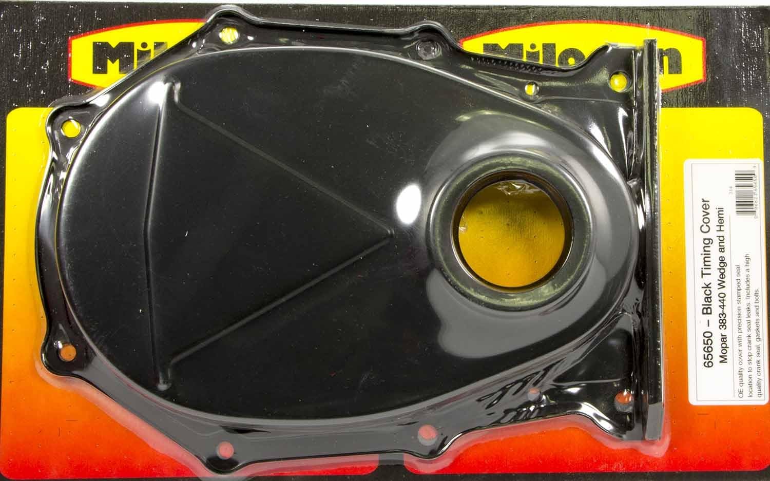 Milodon 65650 Timing Cover for Big Block Mopar, Black
