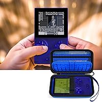 Vista 6 de Againmore Hard Case Compatible with Analogue Pocket Handheld Game Console, Portable Mini Game Player Storage Bag for Video Games Cards, Charging