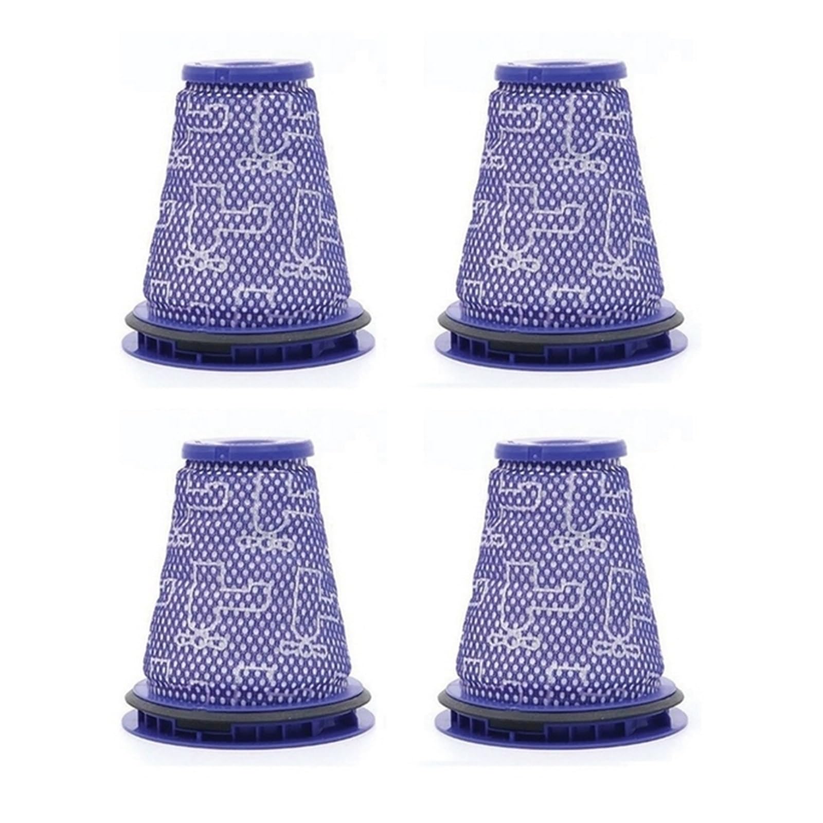 TEidea Compatible for Dyson CY18 CY22 CY23 CY24 CY25 CY26 CY27 CY28 DY75 DY77 DY78 Aspirateur Filtre HEPA Accessoires Pièces De Rechange (Color : 4pcs)