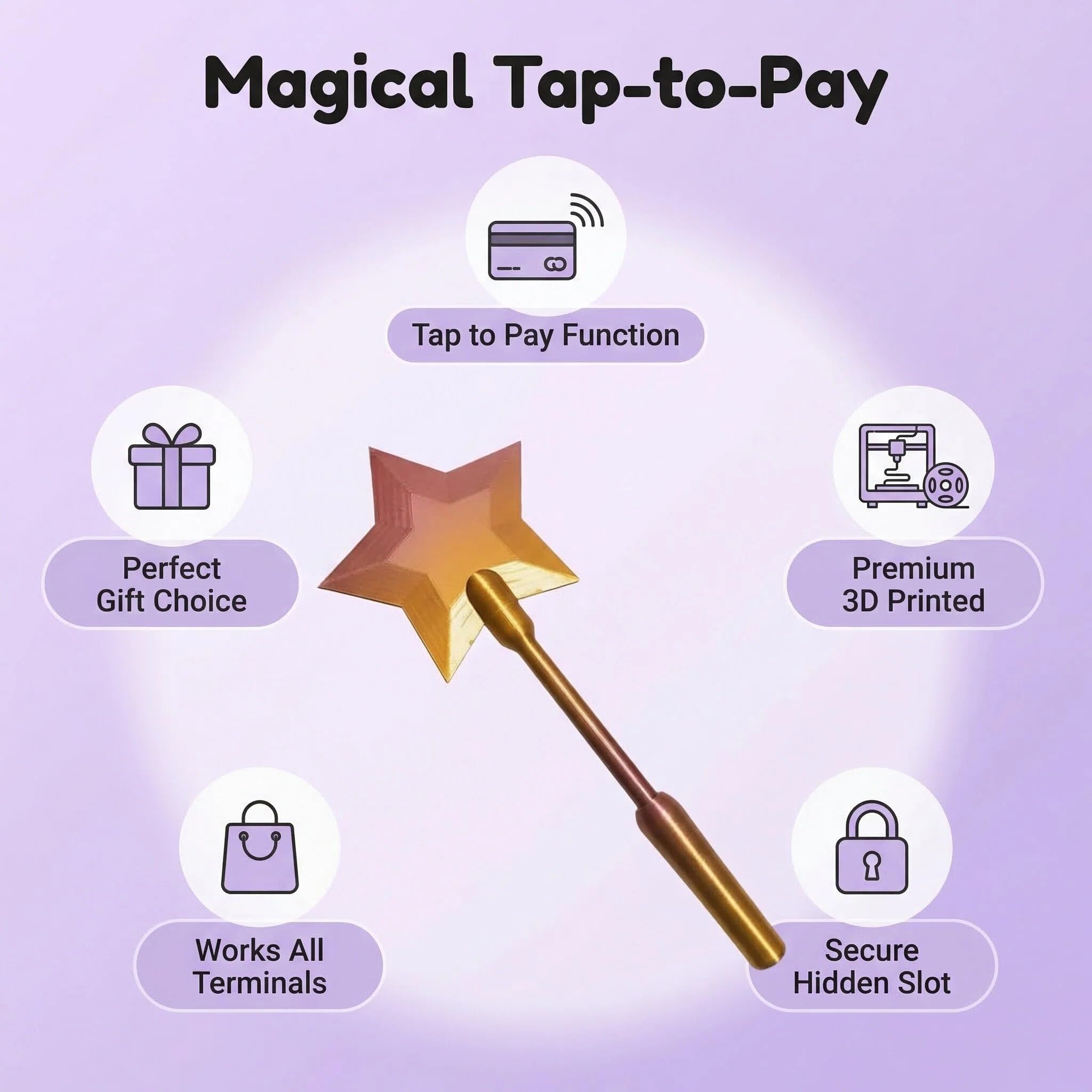 Amazon.co.jp: Magic Fairy クレジットカードワンド タップして支払う