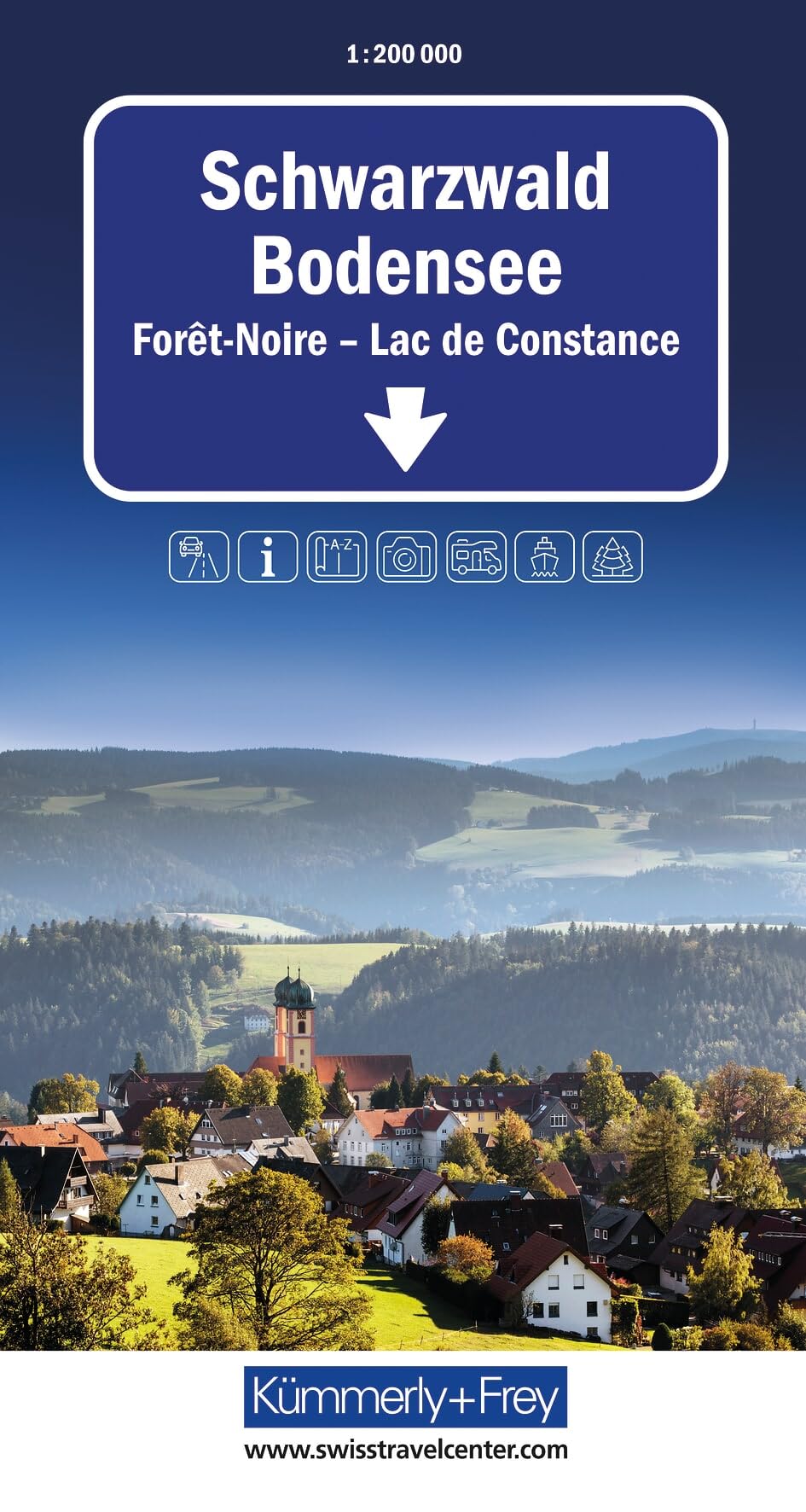 Black Forest / Lake of Constance: Mit Forêt-Noire und Lac de Constance. Inkl. Ortsverzeichnis und Reiseinformationen