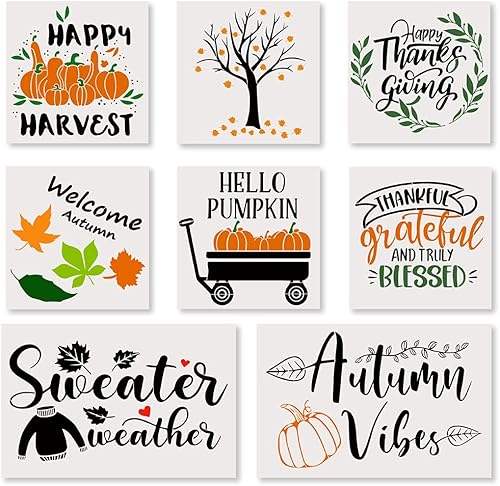 Miniatura 2 de 8 plantillas de Halloween para pintar en cajas de madera reutilizables, plantilla de esqueleto de bruja truco o trato para pintar la puerta del