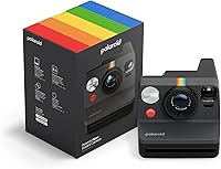 Polaroid Now Generation 3 I-Type Instant Camera Black - Autofocus, Double Exposure, USB-C Rechargeable, No Film