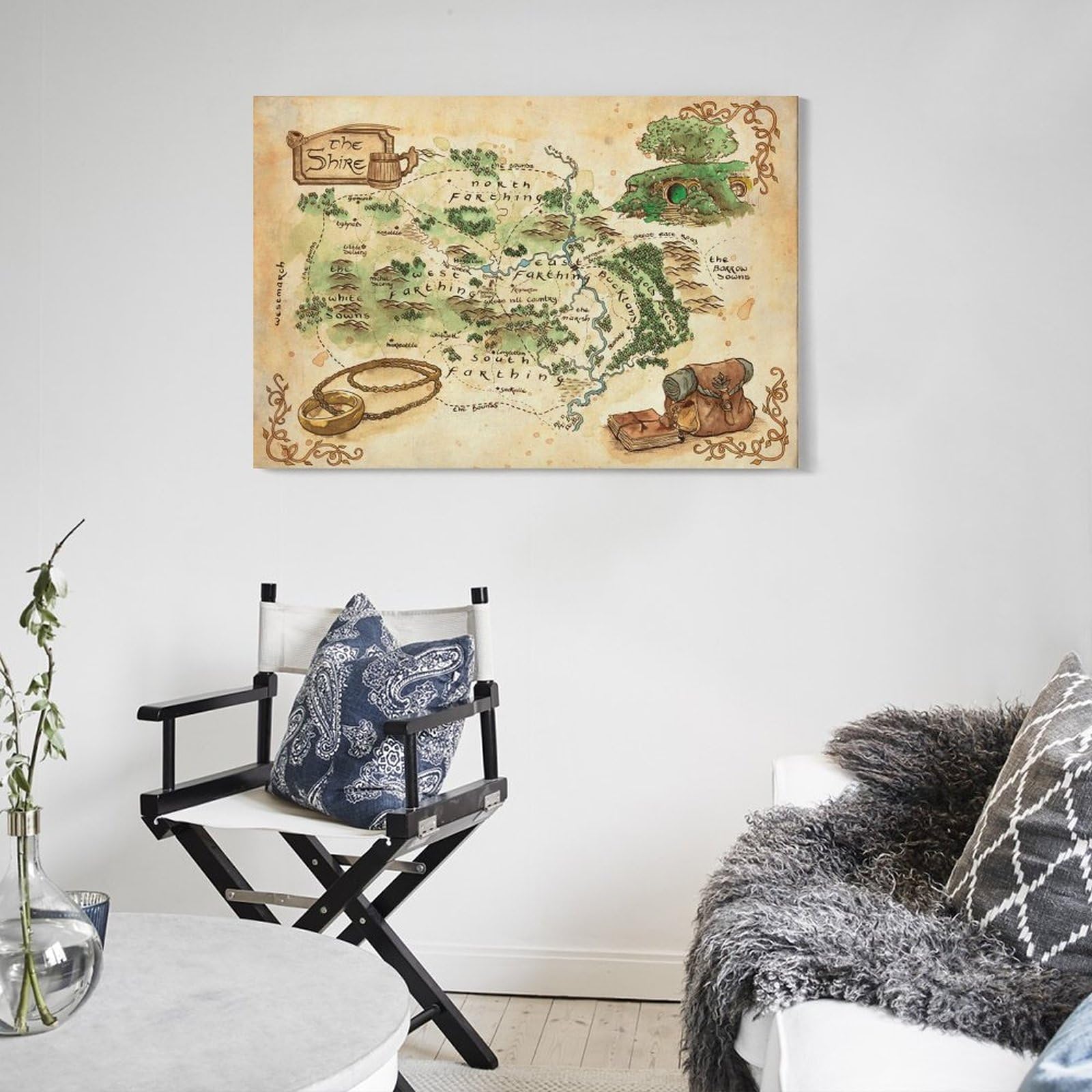 Le Seigneur Des Anneaux - Coussin Terre Du Milieu | Le Seigneur Des