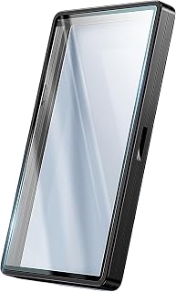 JIAONASHIJIA UV-Resistant Magnetic Metal Slab Case for 35pt PSA, BGS, CGC Graded Cards. High Alumina Glass, Multi-Point Magnetic Lock, Durable Metal Frame, Stackable Design. Black