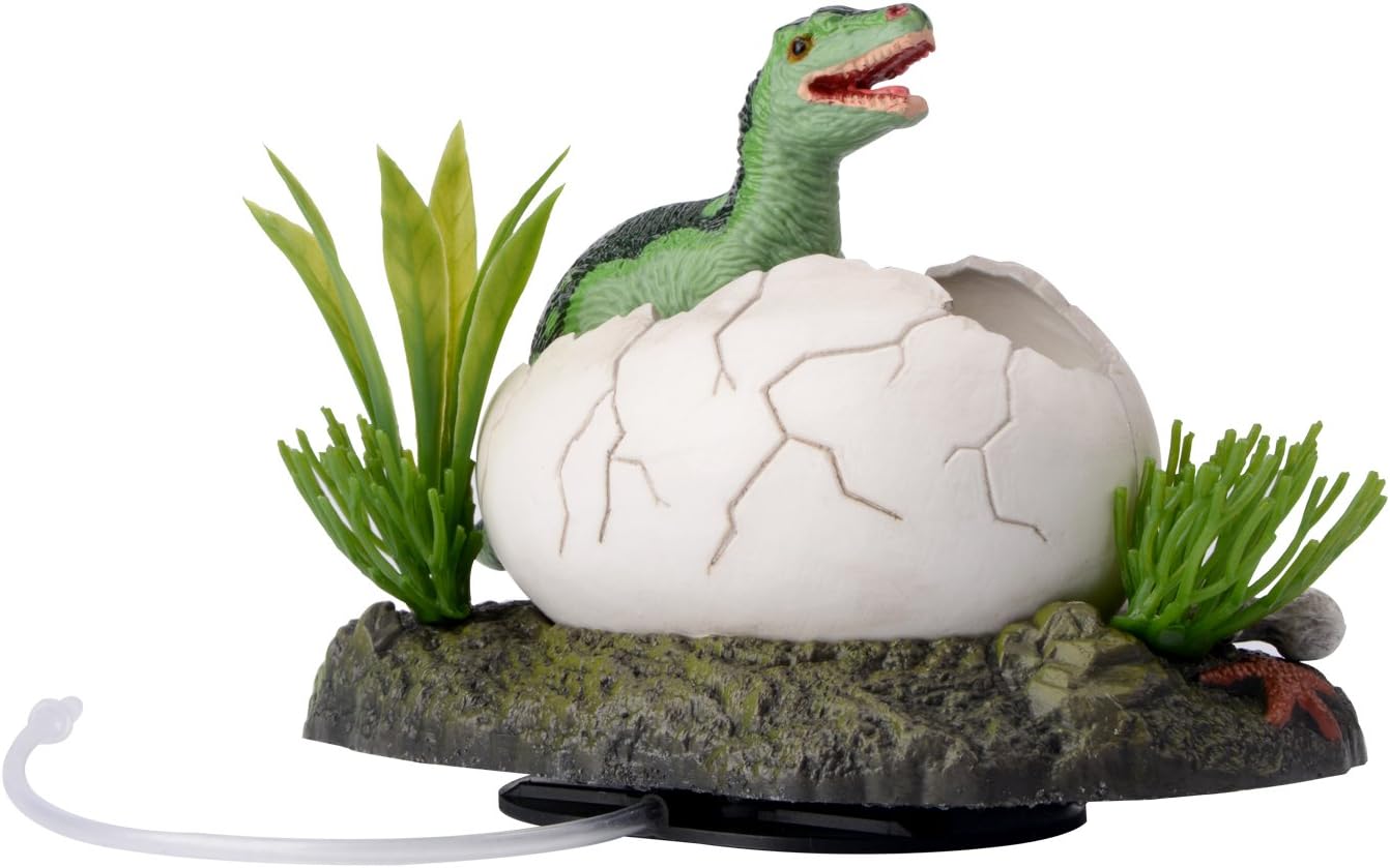 AnRui Cute Dinosaur Fish Tank Decorations Funny New Born Baby Dinosaur Skull Live