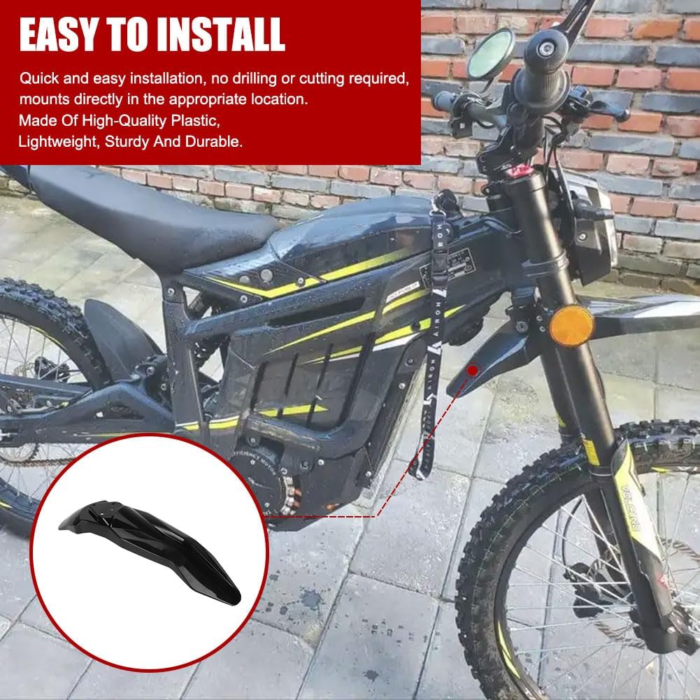Front Fender for Talaria Motorcycle Mud Guard Protector for Talaria Sting MX3 MX4 MX5 Electric Dirt Bike Black