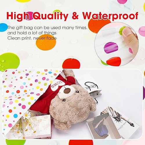 Miniatura 5 de Paquete de 2 bolsas de regalo grandes de plástico de gran tamaño, bolsas de almacenamiento de plástico de gran tamaño, 70 x 36 pulgadas, con 2